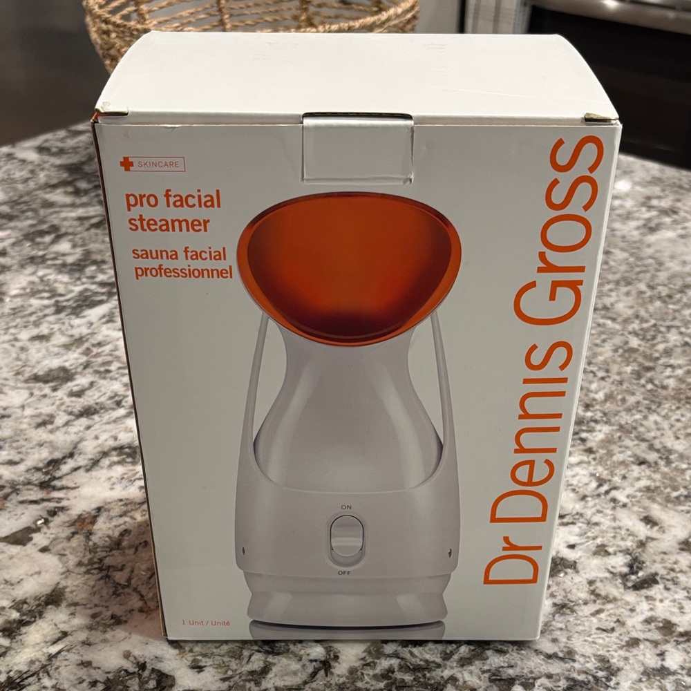 Dr Dennis Gross Pro Facial Steamer - White and Orange